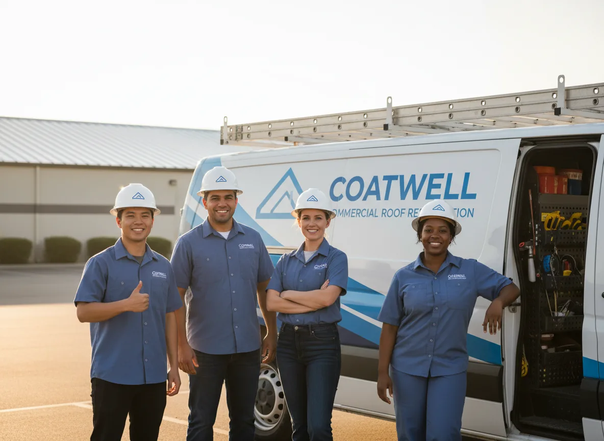 Commercial roof coating company in Ambia, IN